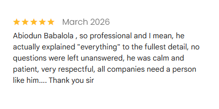 Five-star Google review for Kompassionate Care Services praising helpful answers and availability.